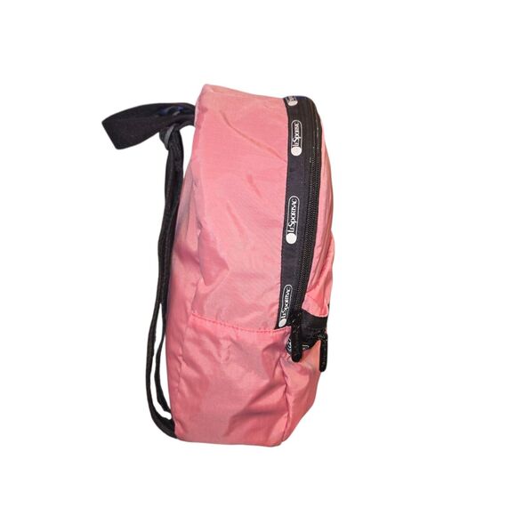 LeSportSac Mini Route Backpack Pink & Black Ripstop 11\